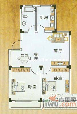 上林雅苑3室2厅2卫136㎡户型图