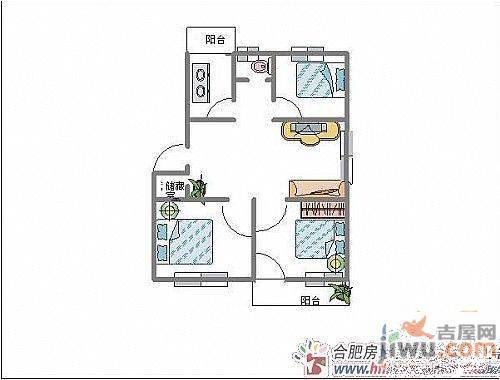 汇林阁4室2厅2卫户型图