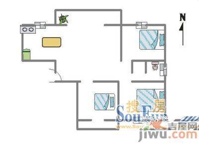 汇林阁4室2厅2卫户型图