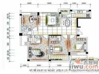 天鹅花园2室1厅1卫75㎡户型图