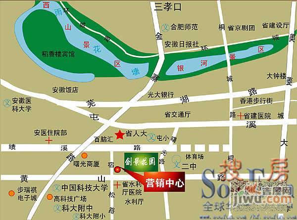 创景花园位置交通图图片