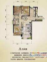 柏景雅筑1期2室2厅2卫户型图