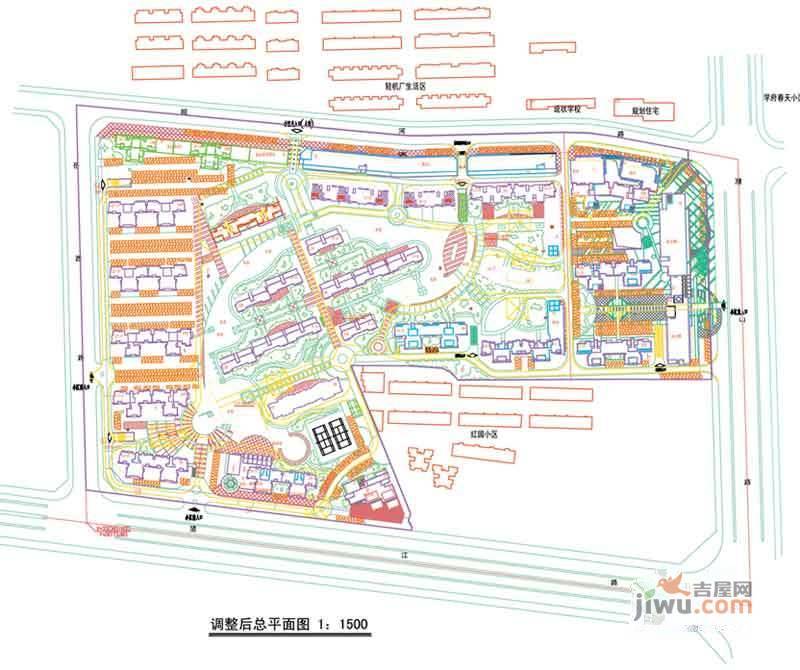 华地学府名都规划图图片