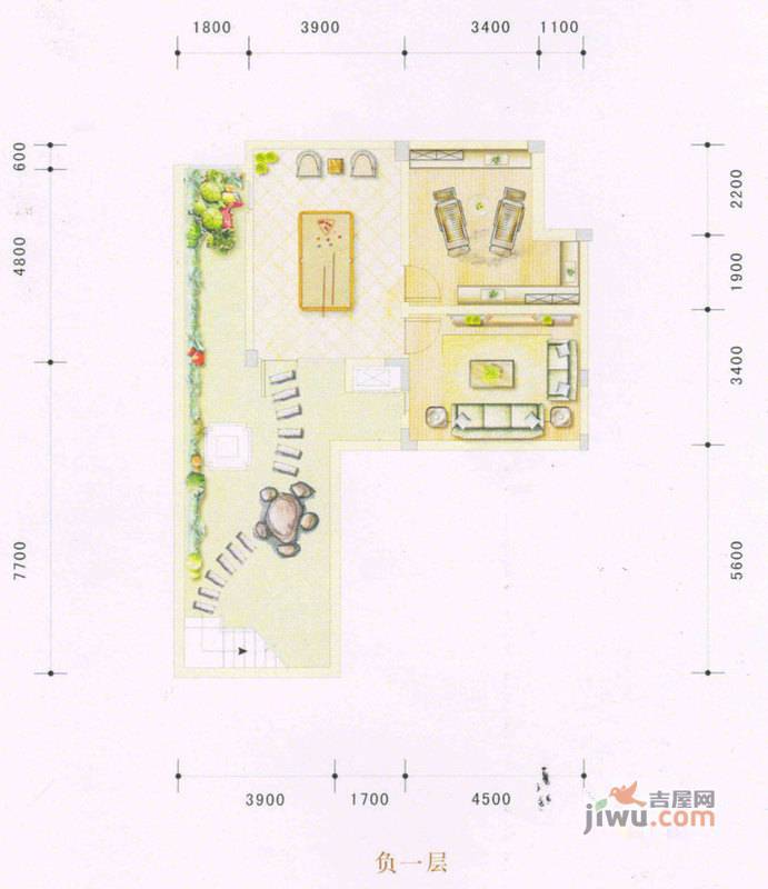 融侨上院4室2厅2卫192.9㎡户型图