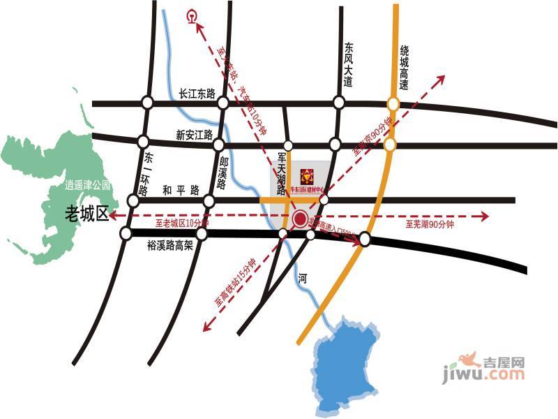 华东国际建材中心位置交通图图片