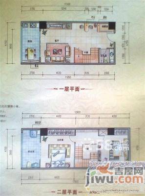 城市5米63室2厅2卫72.6㎡户型图