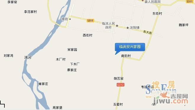 临洮安兴家园位置交通图图片