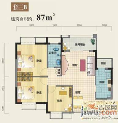 百合家园4室2厅3卫208㎡户型图