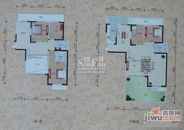 鸿运润园4室2厅2卫172.4㎡户型图