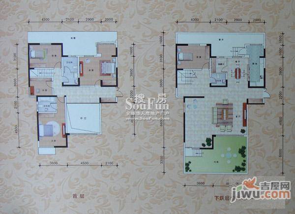 鸿运润园4室2厅2卫172.4㎡户型图