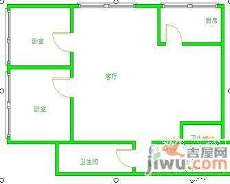 西湖花园0室2厅2卫户型图