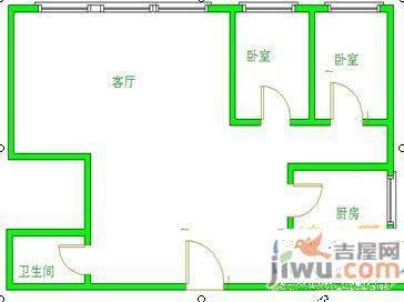 西湖花园0室2厅2卫户型图