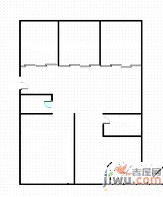 泰生大厦3室2厅2卫户型图