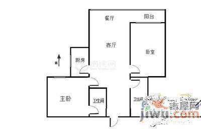 嘉诚大厦2室2厅2卫135㎡户型图