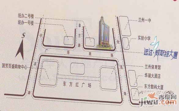 远达威斯特大厦位置交通图图片