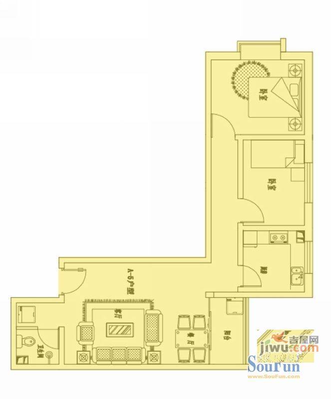 六建住宅小区2室0厅0卫户型图