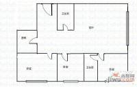 阳光大厦3室2厅2卫户型图