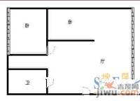 林兰小区2室2厅1卫户型图