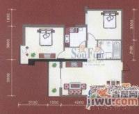 宝丰公馆2室2厅1卫97.3㎡户型图