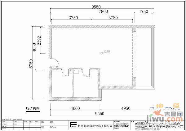 春风广场3室2厅1卫户型图