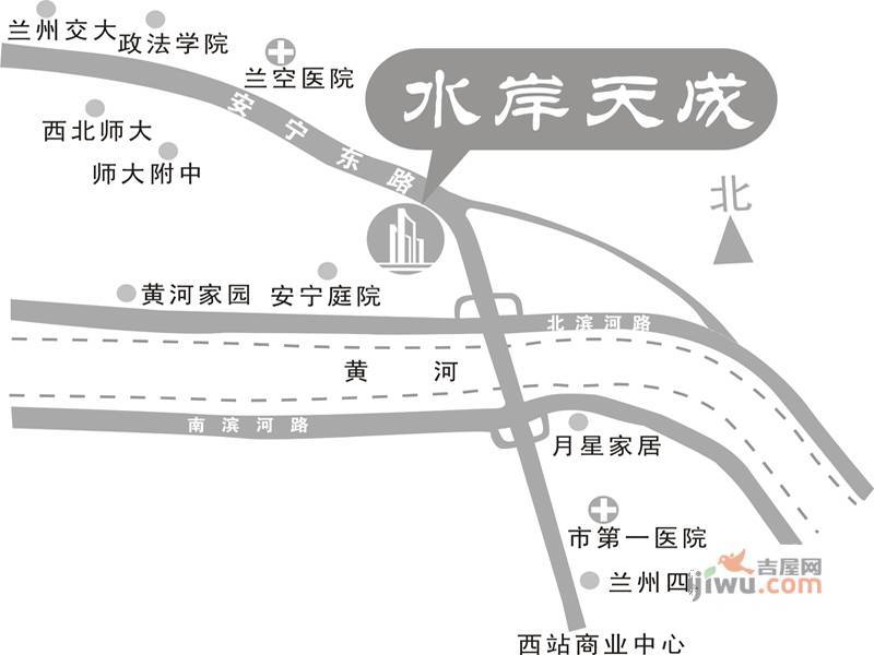 新厦水岸天成实景图图片