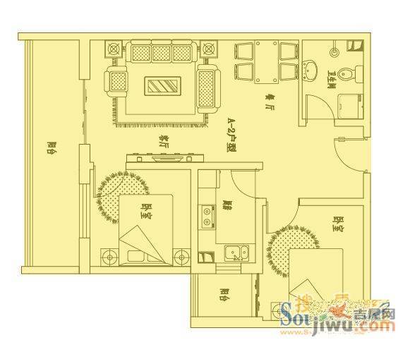 兴富苑2室0厅0卫户型图