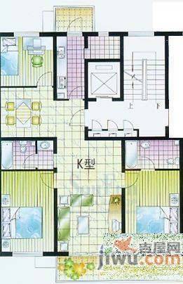 临洮安兴家园3室2厅2卫户型图