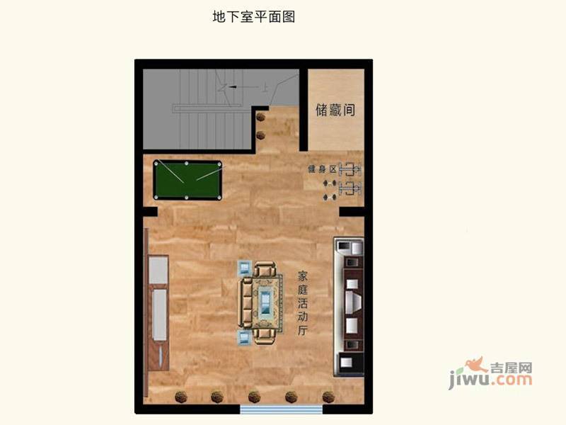 滨河江山墅普通住宅438.1㎡户型图