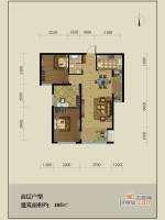 主语城3室2厅1卫105㎡户型图