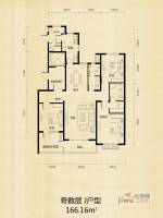 维多利亚时代3室2厅2卫166.2㎡户型图