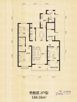 维多利亚时代3室2厅2卫166.2㎡户型图