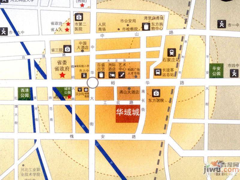 华域城位置交通图图片