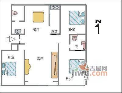 东焦民巷3室0厅0卫户型图