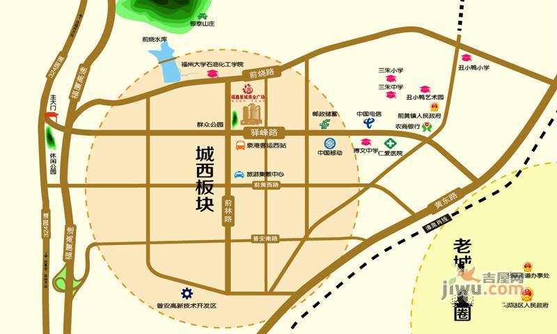 福鑫星城商业广场位置交通图图片
