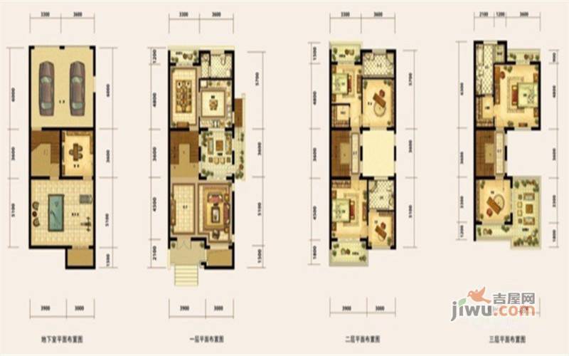 金溪园普通住宅307.9㎡户型图