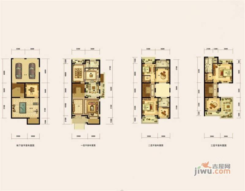 金溪园普通住宅307.9㎡户型图