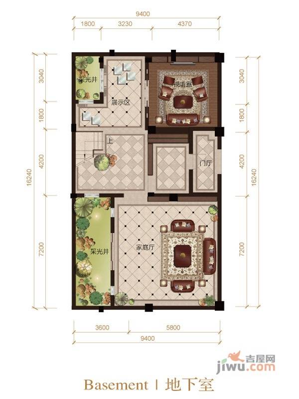 大滩六号院5室2厅5卫330㎡户型图