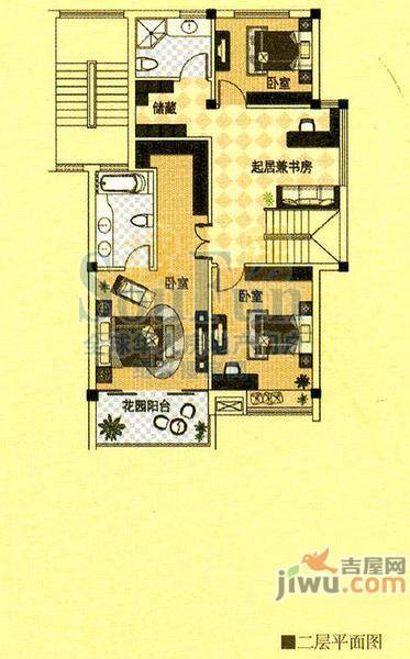 清和园4室3厅3卫202㎡户型图