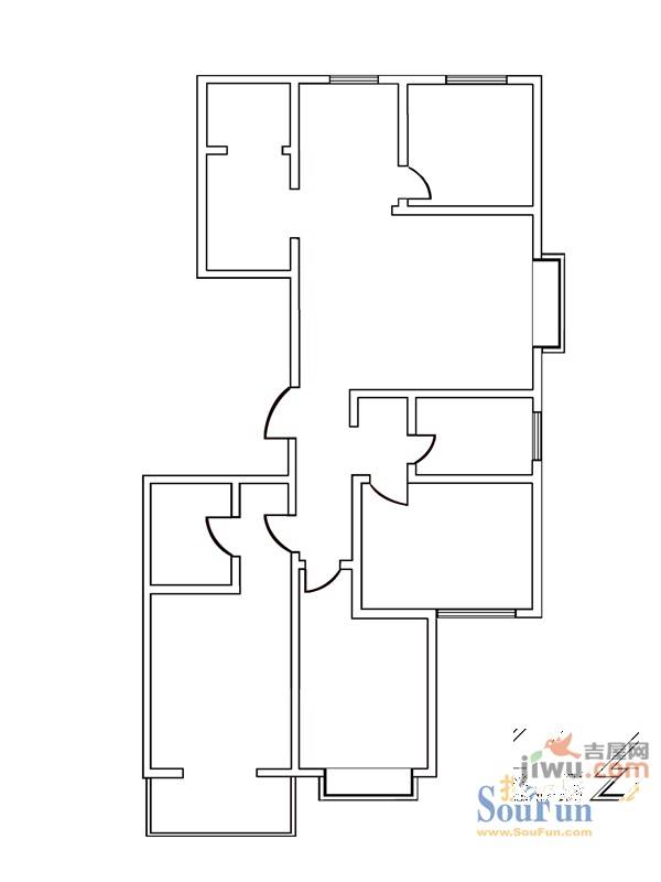 君怡创新城4室2厅2卫176.3㎡户型图