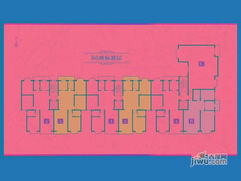 盛世华庭B6规划图图片