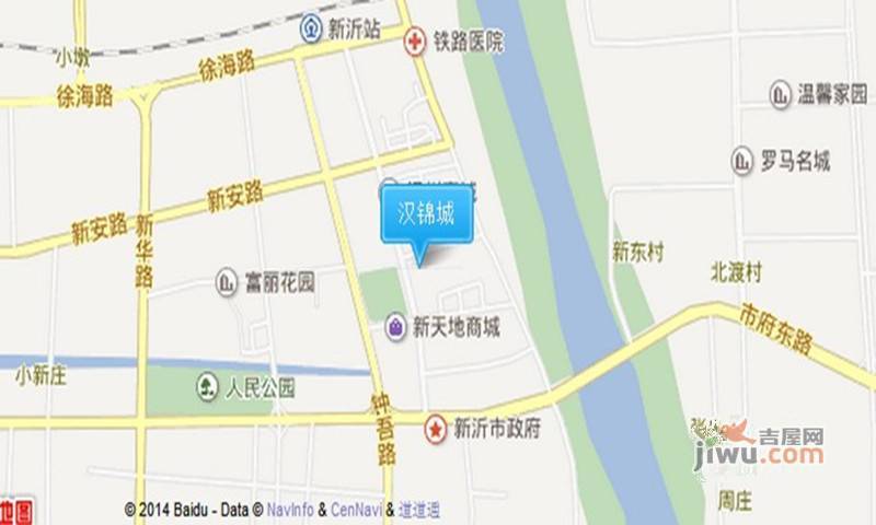 汉锦城位置交通图