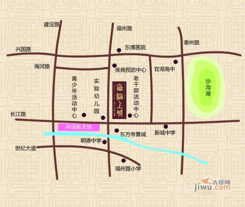 雍福上城位置交通图图片