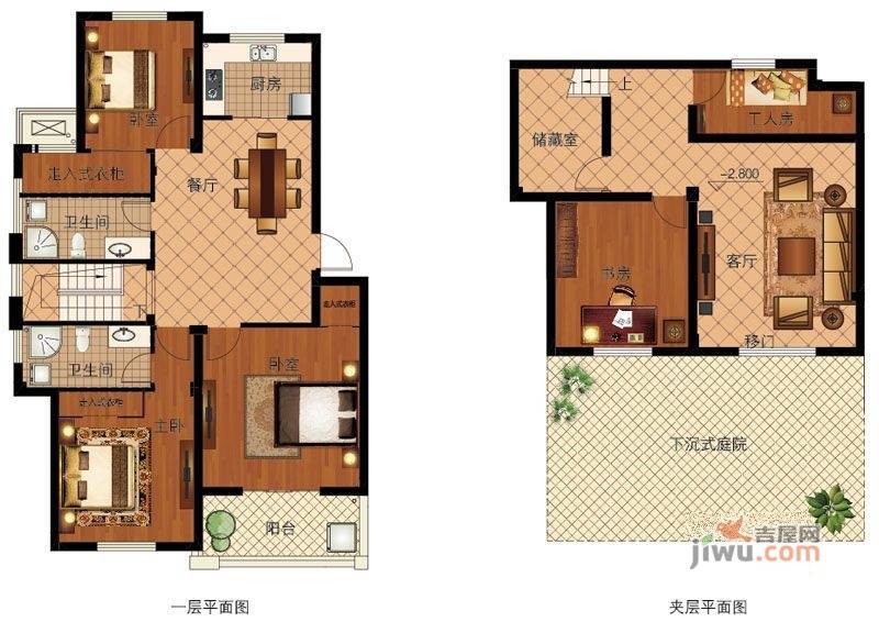 大丰水岸鑫城二期澜郡5室2厅2卫124.2㎡户型图