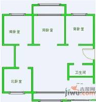 江南逸庭4室1厅1卫户型图