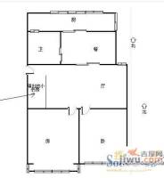 江南逸庭2室2厅1卫户型图