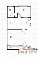 江南逸庭1室1厅1卫户型图