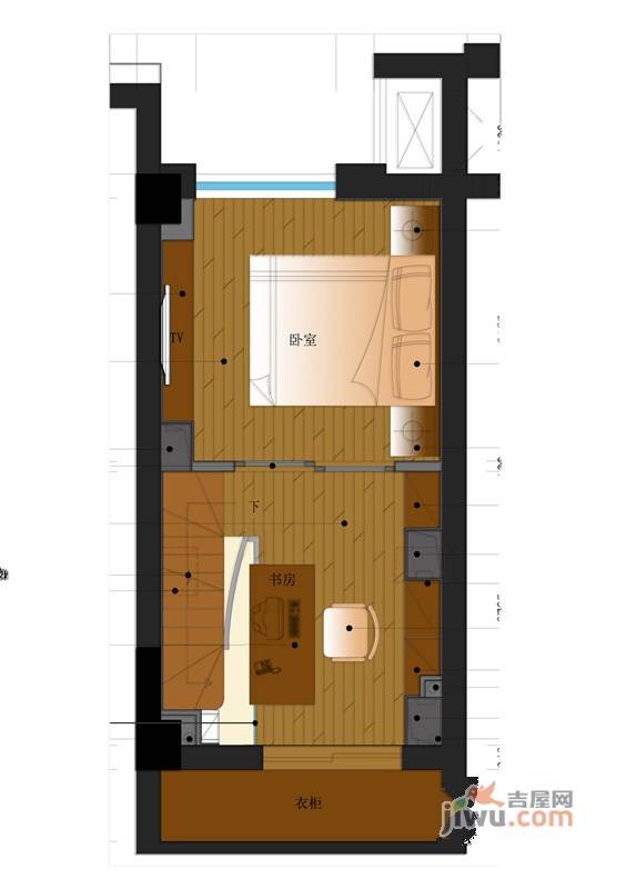 奥丽赛橙品1室1厅0卫户型图