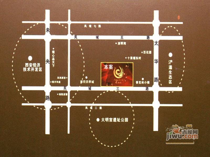 凤锦苑位置交通图图片