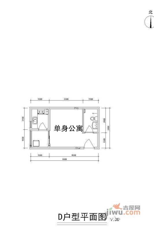 雅逸新城1室0厅0卫31.9㎡户型图