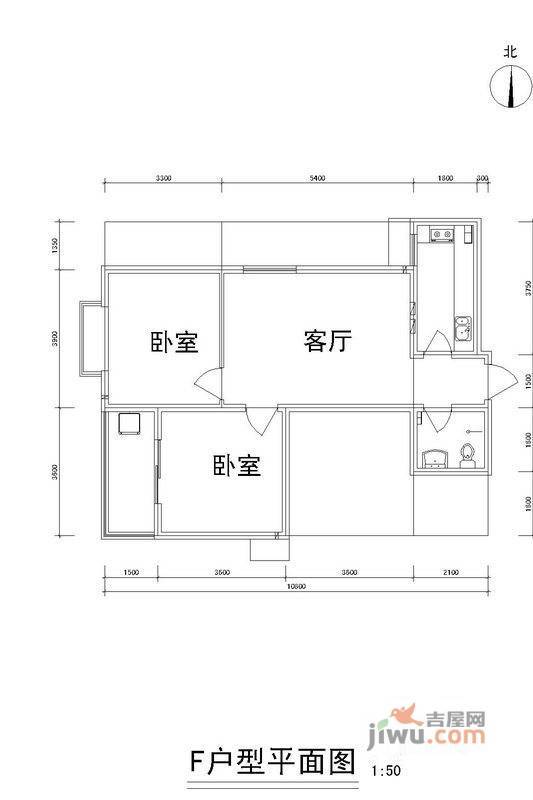 雅逸新城2室1厅0卫81.8㎡户型图